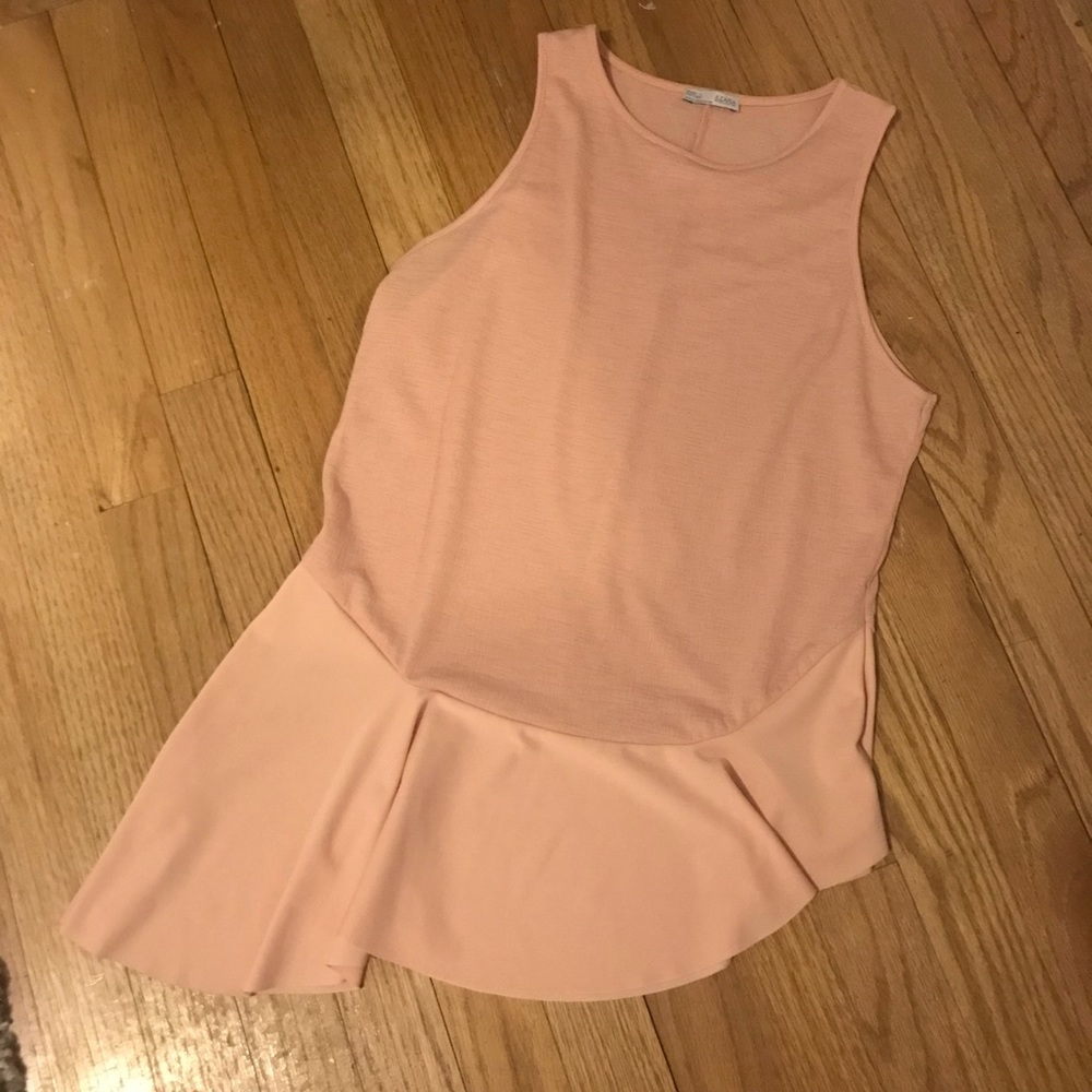 NWOT Zara Asymmetrical Tank Top